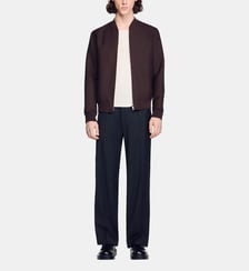 Blouson droit zippé Sandro