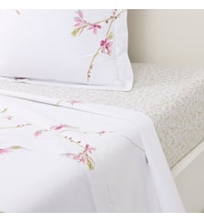 Drap plat en percale de coton Yves Delorme