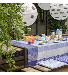 Nappe enduite Nature Urbaine 100% coton Le Jacquard Francais