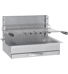 Barbecue charbon 961.66 inox encastrable 57 cm Forge Adour