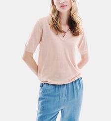 Pull mikalu - Motif uni - Coupe droite Caroll
