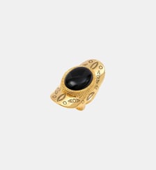 Bague large ajustable   doré à l'or fin - Arizona Dream Satellite