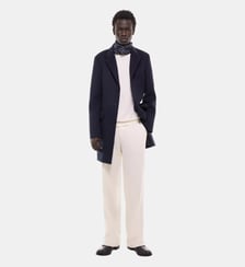 Manteau en drap de laine et cachemire Fursac