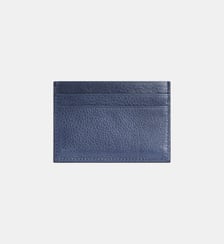 porte-cartes Scott en cuir bleu Agnès b.