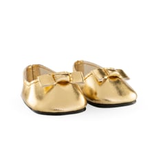 Ballerines dorées pour poupon 36 cm Corolle