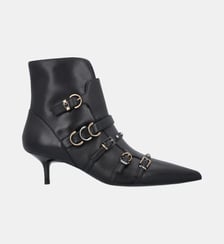Bottines à sangles et logo love birds Pinko