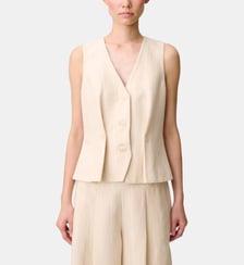 Gilet costume sans manche col V Claudie Pierlot