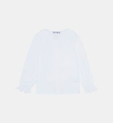 Blouse -  coton col volanté Tartine Et Chocolat