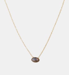 Collier cab ovale labradorite Caroline Najman