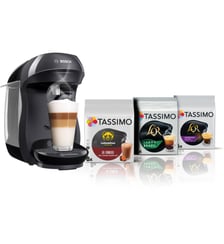 Tassimo TAS102EC6  Happy Noir + 3 packs de T- Di Bosch