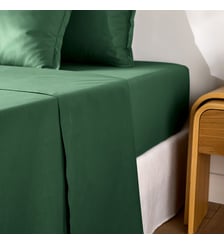Drap plat uni en percale de coton, 80 fils La Redoute Interieurs