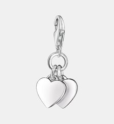Pendentif Charm deux cœurs Thomas Sabo