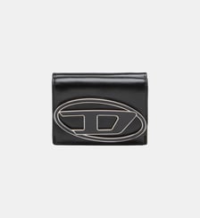 Portefeuille en cuir à trois volets Diesel