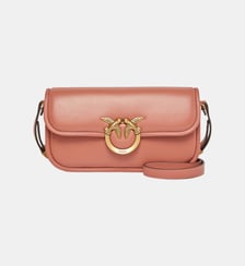 Petit sac à bandoulière love bag box en cuir nappa Pinko