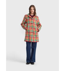 manteau à carreaux Agnès b.