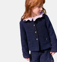 Veste -  col claudine tweed boutons dorés Tartine Et Chocolat