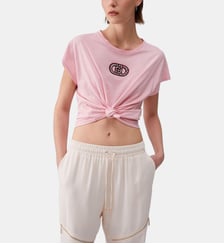 T-shirt avec détails bijoux Liu Jo