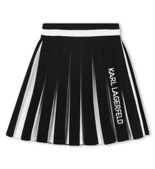 Jupe plissée en maille Karl Lagerfeld Kids