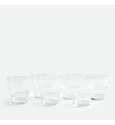 Lot de 6 verres à eau striés La Redoute Interieurs