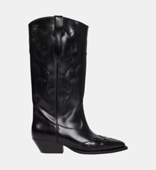 Bottes santiag en cuir Sandro