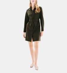 Robe rlilou - Motif uni - Polyester recycle Caroll