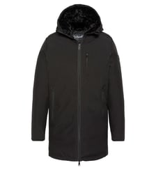 Manteau long à capuche Schott