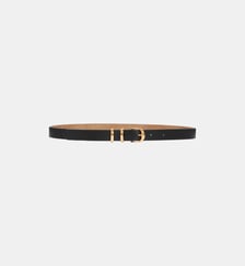 Ceinture 20MM en cuir noir Vanessa Bruno
