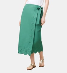 Jupe jomy - Motif uni - Coton Caroll