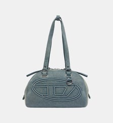 1DR Dome-Sac porté épaule en denim avec logo Oval D Diesel
