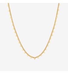 Collier doré chaines simples - salomé Caroline Najman