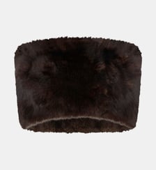 Étole en shearling Rabanne