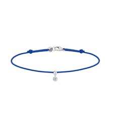 Bracelet Cordon BB - Diamant solitaire 0,10ct - Or blanc 750‰ La Brune & La Blonde