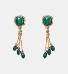 Boucles d'oreilles Malachite Aurélie Bidermann