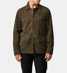 Veste en cuir daim Somerset Rodd & Gunn