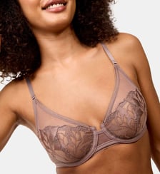 Soutien-gorge avec armatures Sin marron Maison Lejaby