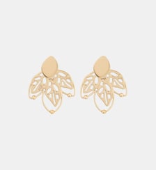Boucles d'oreilles feuilles dorées Balaboosté