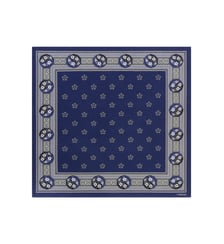 Pochette en laine et soie à imprimé Fursac