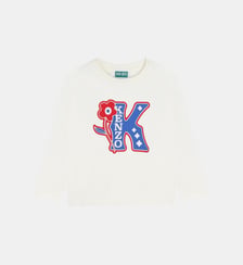 T-shirt coton manches longues Kenzo Kids