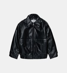 Veste biker avec logo imprimé MM6 Maison Margiela