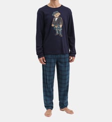 Pyjama en jersey épais et flanelle de coton - Ecossais Arthur