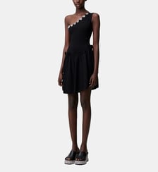 Robe maille fleurs crochet Claudie Pierlot