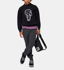Sweat-shirt en double jersey Karl Lagerfeld Kids