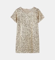 Robe de cérémonie ornée de sequins Michael Kors Kids