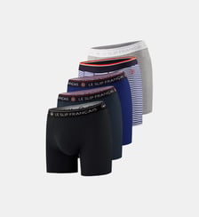 Lot de 5 boxers longs en coton Le Slip Francais