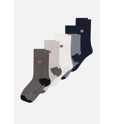 Lot de 5 chaussettes mi-hautes en coton Le Slip Francais