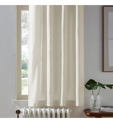 Rideau radiateur lin lavé à oeillets La Redoute Interieurs