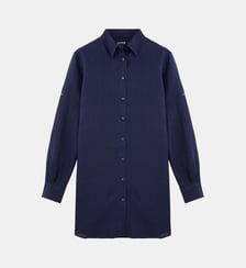 Robe chemise en lin unie Vilebrequin