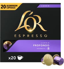 Capsules Espresso LUNGO PROFONDO x20 104g L'Or