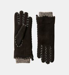 Gant Femme Alix Cuir Agneau Double Face Manchette Alpaga Agnelle