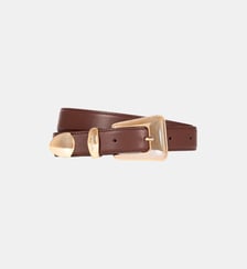 Ceinture boucle western en cuir The Kooples